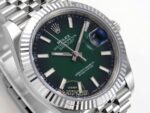 Rolex Datejust 41mm 126300 Ombre Green Smooth Jubilee VSF Factory Super Clone ETA detay 4