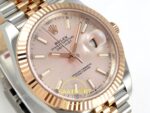 Rolex Datejust 41mm 126331 RG Stick Dial Jubilee VSF V3 Eta Saat detay 4