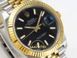 Rolex Datejust 41mm 126333 Black Stick Dial Jubilee VSF V3 Eta Saat detay 4