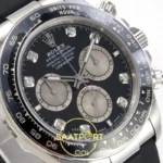 Rolex Daytona 40mm 126519 Black Silver Diamonds VSF V2 Eta Saat detay 4