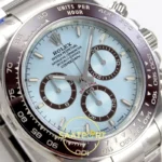 Rolex Daytona 40mm 126506 Ice Blue Stick VSF Factory V3 Eta Saat detay 4