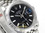 Rolex Datejust 41mm 126334 Black Stick Dial Jubilee VSF V3 Eta Saat detay 4