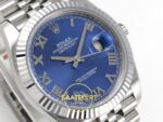 Rolex Datejust 41mm 126334 Blue Roman Dial Jubilee VSF V3 Eta Saat detay 4