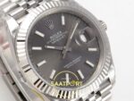 Rolex Datejust 41mm 126334 Gray Dial Jubilee VSF V3 Eta Saat detay 4