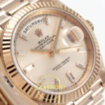 Rolex Day Date 228235 Rose Taşlı Kadran 40mm VSF V2 detay 4
