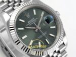Rolex Datejust 41mm 126334 Green Stick Dial Jubilee VSF V3 Eta Saat detay 4