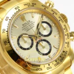 Rolex Daytona 40mm 126508 Yellow Gold QF Factory Eta Saat detay 4