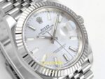 Rolex Datejust 41mm 126334 Silver Stick Dial Jubilee VSF V3 Eta Saat detay 4