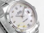 Rolex Datejust 41mm 126334 White Diamonds Dial Oyster VSF V3 Eta Saat detay 4