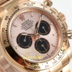 Rolex Daytona 40mm 126505 Rose Gold Black Rose Gold QF Factory Eta Saat detay 4