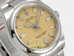 Rolex Oyster Perpetual 36 126000 Beige Dial VSF Factory Super Clone ETA detay 4