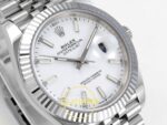 Rolex Datejust 41mm 126334 White Stick Dial Jubilee VSF V3 Eta Saat detay 4
