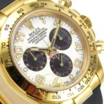 Rolex Daytona 40mm 116518 White Black Numeral QF Factory Eta Saat detay 4