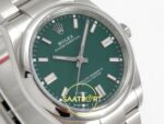 Rolex Oyster Perpetual 36 126000 Green Dial VSF Factory Super Clone ETA detay 4