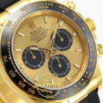 Rolex Daytona 40mm 126518 Yellow Gold Black BTF Factory Eta Saat detay 4