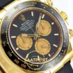 Rolex Daytona 40mm 126518 Black Yellow Gold BTF Factory Eta Saat detay 4