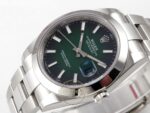 Rolex Datejust 41mm 126300 Ombre Green Smooth Oyster VSF Factory Super Clone ETA detay 5
