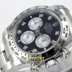 Rolex Daytona 40mm 126509 Black Silver Diamonds BTF Factory Eta Saat detay 5