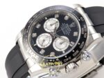 Rolex Daytona 40mm 126519 Black Silver Diamonds Oysterflex ERF Factory Eta Saat detay 5