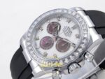 Rolex Daytona 40mm 126539TBR White MOP Oysterflex QF Factory Eta Saat detay 5