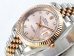 Rolex Datejust 41mm 126331 RG Diamonds Dial Jubilee VSF V3 Eta Saat detay 5