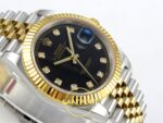 Rolex Datejust 41mm 126333 Black Diamonds Dial Jubilee VSF V3 Eta Saat detay 5