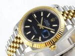 Rolex Datejust 41mm 126333 Black Stick Dial Jubilee VSF V3 Eta Saat detay 5