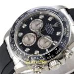 Rolex Daytona 40mm 126519 Black Silver Diamonds VSF V2 Eta Saat detay 5