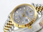 Rolex Datejust 41mm 126333 Silver Stick Dial Jubilee VSF V3 Eta Saat detay 5