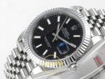 Rolex Datejust 41mm 126334 Black Stick Dial Jubilee VSF V3 Eta Saat detay 5