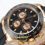 Rolex Daytona 40mm 116515 Black Rose Gold VF Factory Eta Saat detay 5