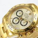 Rolex Daytona 40mm 126508 Yellow Gold QF Factory Eta Saat detay 5