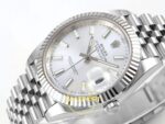 Rolex Datejust 41mm 126334 Silver Stick Dial Jubilee VSF V3 Eta Saat detay 5