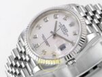 Rolex Datejust 41mm 126334 White MOP Diamonds Dial Jubilee VSF V3 Eta Saat detay 5