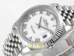 Rolex Datejust 41mm 126334 White Roman Dial Jubilee VSF V3 Eta Saat detay 5