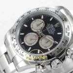Rolex Daytona 40mm 126509 Black Silver QF Factory Eta Saat detay 5