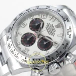 Rolex Daytona 40mm 126509 Black Silver Diamonds QF Factory Eta Saat detay 5