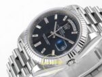Rolex Day Date 228235 Taşlı Siyah Kadran 40mm Eta Saat detay 5