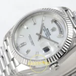 Rolex Day Date 228239 Beyaz Sedef Taşlı 40mm VSF V2 detay 5