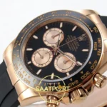 Rolex Daytona 40mm 126515 Black Rose Gold QF Factory V2 Eta Saat detay 5