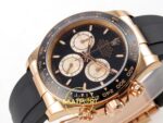 Rolex Daytona 40mm 126515 Black Rose Gold Oysterflex ERF Factory Eta Saat detay 5