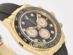 Rolex Daytona 40mm 126518 Black Yellow Gold Diamonds Oysterflex ARF Factory Eta Saat detay 6