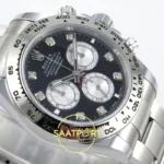 Rolex Daytona 40mm 126509 Black Silver Diamonds BTF Factory Eta Saat detay 6