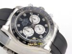 Rolex Daytona 40mm 126519 Black Silver Diamonds Oysterflex ERF Factory Eta Saat detay 6