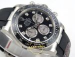 Rolex Daytona 40mm 126519 Black Silver Subdial Diamonds Oysterflex VF Factory Eta Saat detay 6