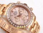 Rolex Daytona 40mm 126595TBR Rose Gold Rose Gold Bracelet QF Factory Eta Saat detay 6