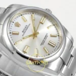 Rolex Oyster Perpetual 41mm 124300 Silver VSF V2 Eta Saat detay 6