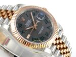 Rolex Datejust 41mm 126331 Gray Roman Dial Jubilee VSF V3 Eta Saat detay 6