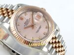 Rolex Datejust 41mm 126331 RG Diamonds Dial Jubilee VSF V3 Eta Saat detay 6
