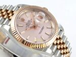 Rolex Datejust 41mm 126331 RG Stick Dial Jubilee VSF V3 Eta Saat detay 6
